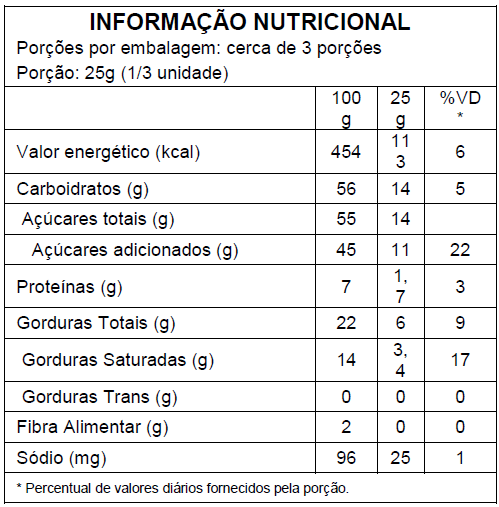 Barra de Chocolate com Doce de Leite - 90g