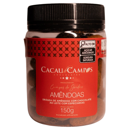 Drágeas de Chocolate ao Leite com Amêndoas - 150g