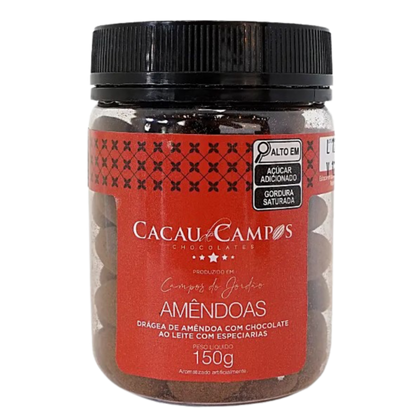 Drágeas de Chocolate ao Leite com Amêndoas - 150g
