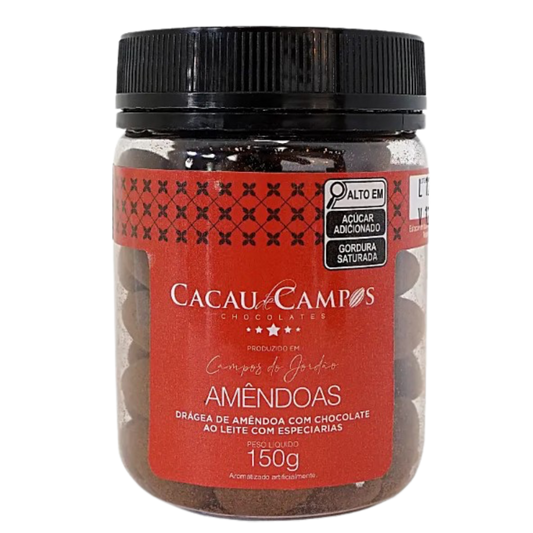 Drágeas de Chocolate ao Leite com Amêndoas - 150g