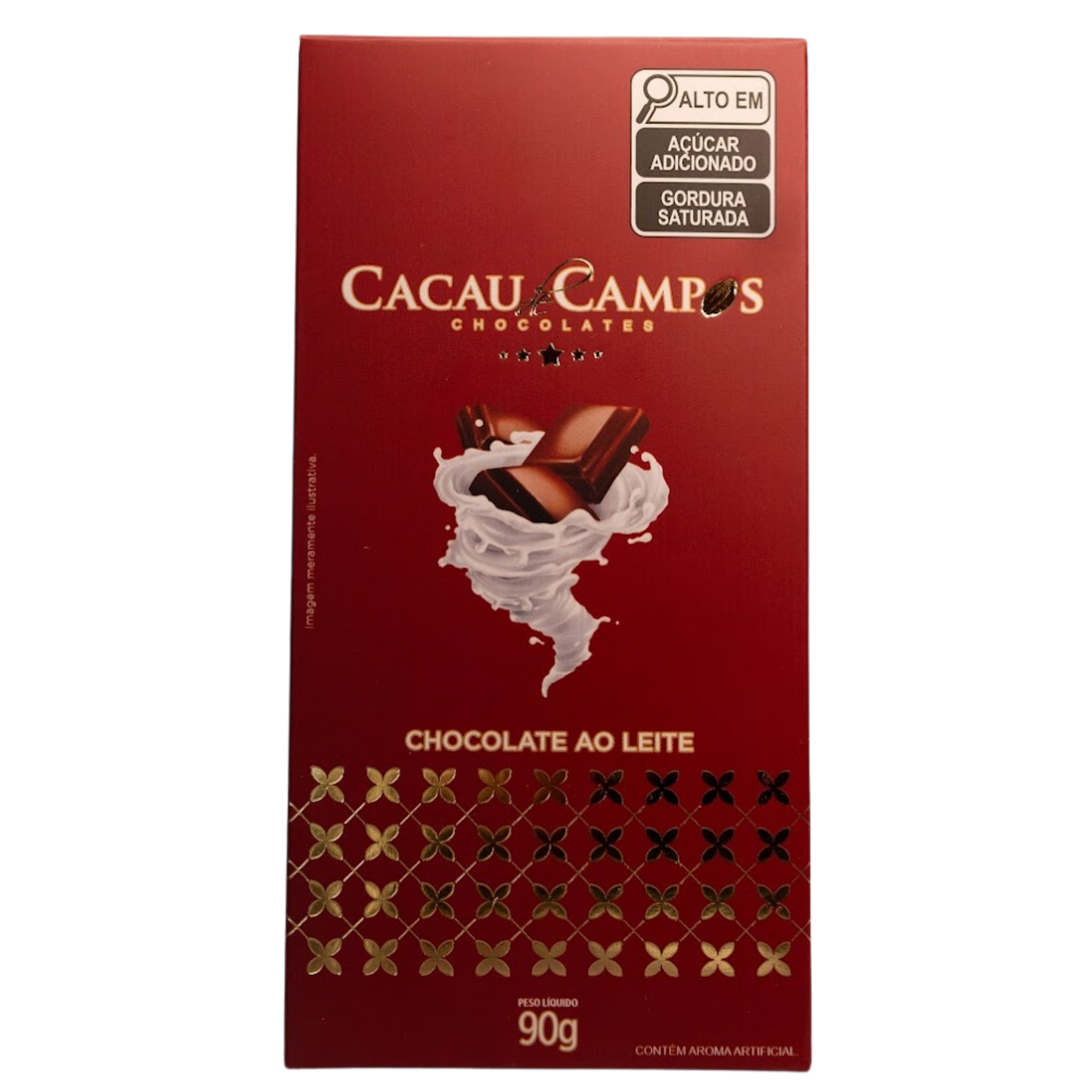 Barra de Chocolate Ao Leite - 90g