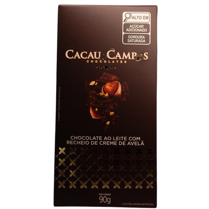 Barra de Chocolate Creme de Avelã - 90g