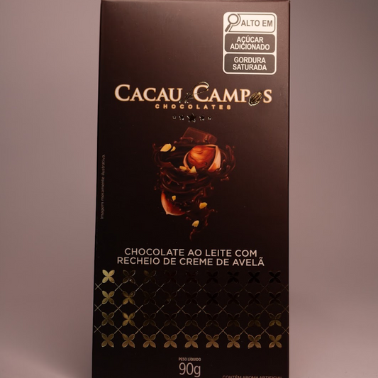 Barra de Chocolate Creme de Avelã - 90g