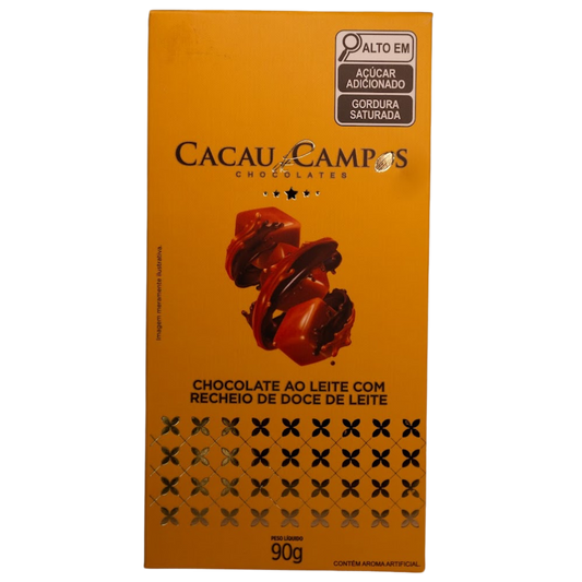 Barra de Chocolate com Doce de Leite - 90g