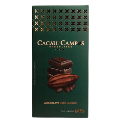 Barra de Chocolate Meio Amargo - 90g
