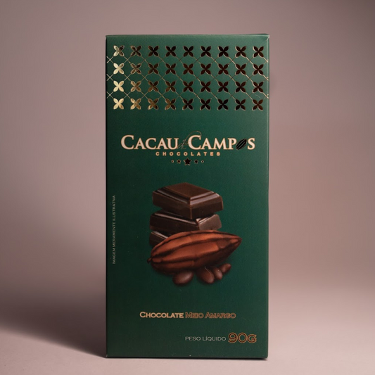 Barra de Chocolate Meio Amargo - 90g