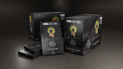 Kit 15 Uni. Barra de Chocolate Amazônia 70% Cacau - 30g