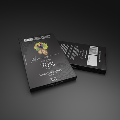 Barra de Chocolate Amazônia 70% Cacau - 30g