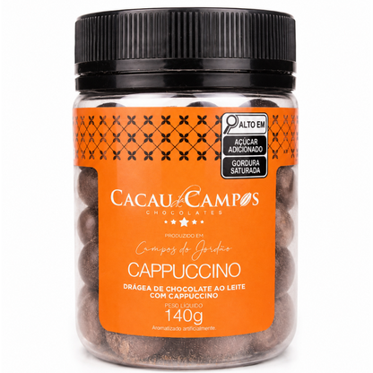 Drágeas de Chocolate ao Leite Cappuccino - 140g