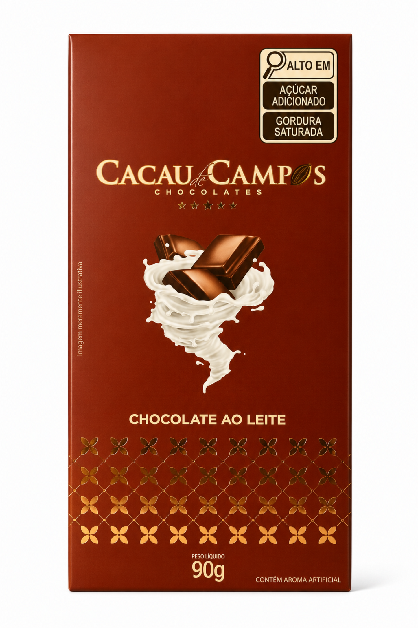 Barra de Chocolate Ao Leite - 90g
