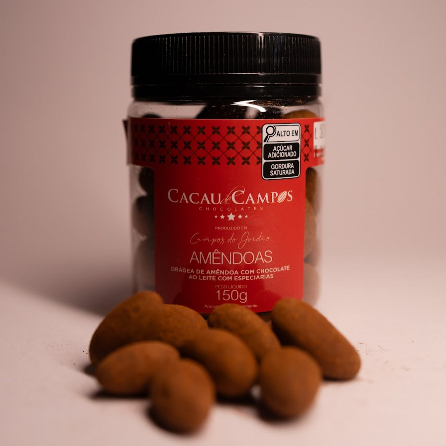 Drágeas de Chocolate ao Leite com Amêndoas - 150g