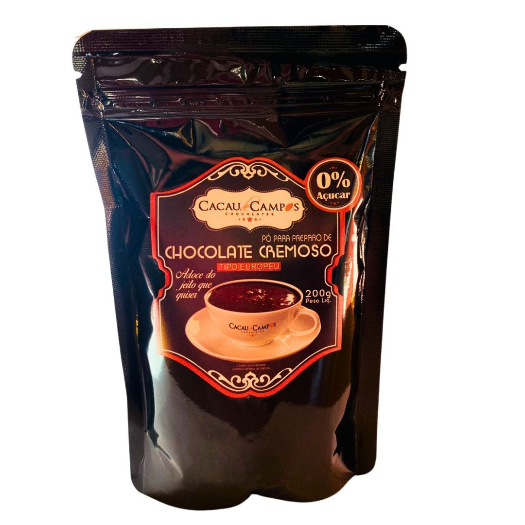 Blend em pó para chocolate cremoso zero açúcar - 200g