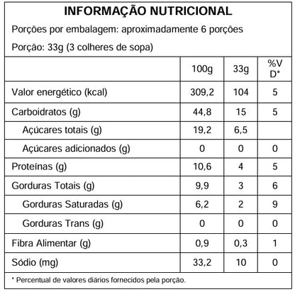 Blend em pó para chocolate cremoso zero açúcar - 200g