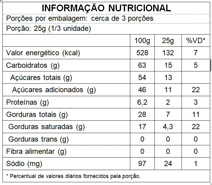 Barra de Chocolate ao Leite com Flocos de Arroz - 90g