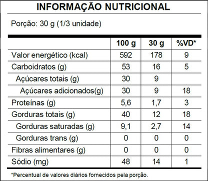 Barra de Chocolate 70% Cacau - 90g