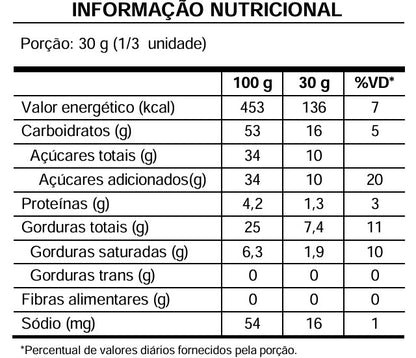 Barra de Chocolate 40% Cacau Coco - 90g