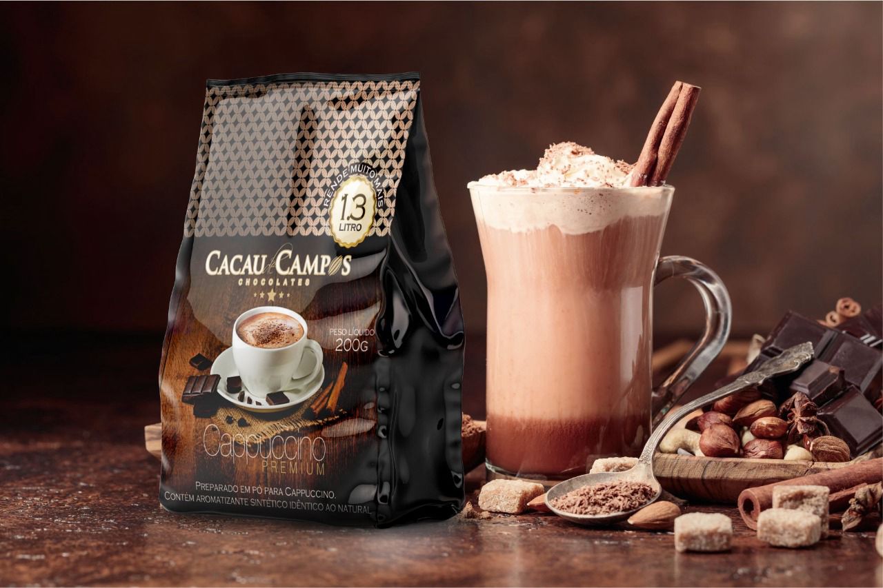 Preparo de Cappuccino